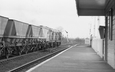 Cosford Station Class 20 20194/016 auf MGR 29.1.90 John Vaughan Negativ RN087