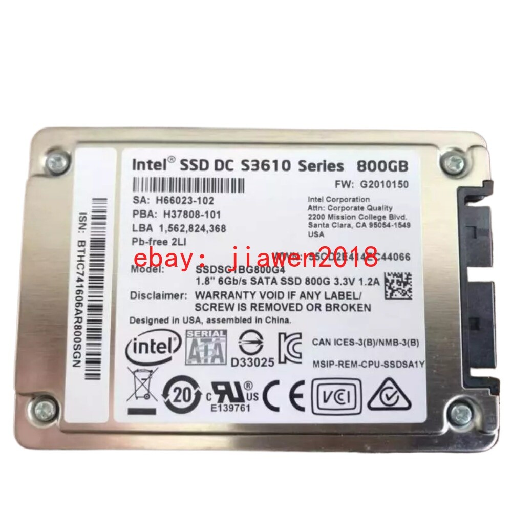 Tb Intel Ssd Dc S3610 Series 800gb Dc S3610 Intel Ssd S3510 Intel