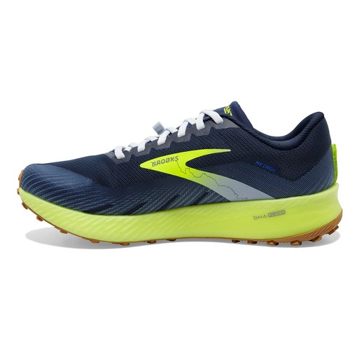 Zapatillas de trail running Brooks talla 11,5 Catamount para hombre titanio/chaquetón/vida nocturna - Imagen 3 de 6