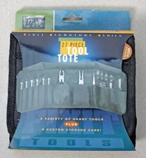 27-Piece Mini Folding Tool Kit Tote & Case – Fix-It Tools