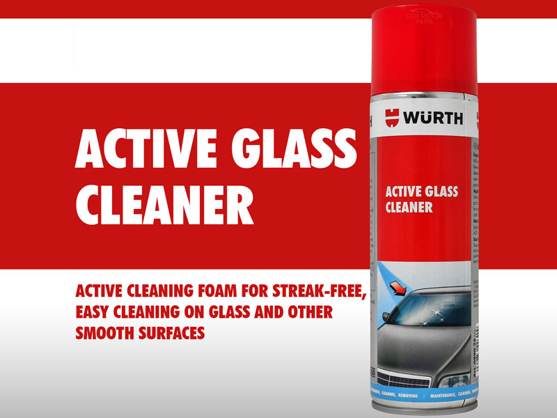 Würth® Active Glass Foam Cleaner Aerosol Streak Free Spray 500ml eBay