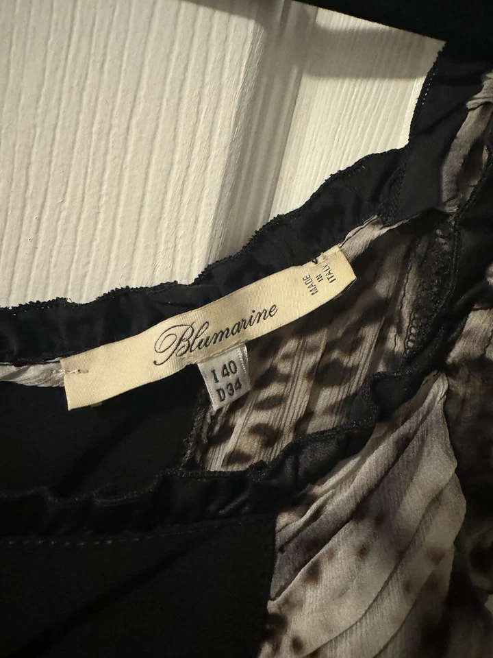 Vestido midi vintage Blumarine Milkmaid Foto 2 de 4