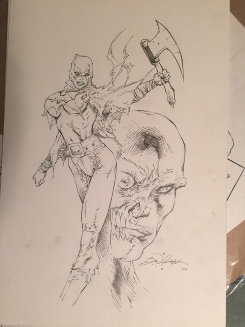 ORIGINAL *** Shelby Robertson Pin-Up Comic Art