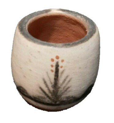 Hilda Coriz Kewa Pueblo Pottery Santo Domingo Native American Bowl 2 x 1.5   