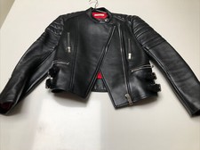 Celine Old Celine Phoebe Philo Motorcycle Leather Jacket M-l Size Black Nwt