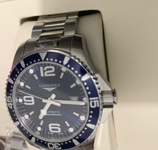 Orologio Uomo Longines Hydro Conquest Automatico Quadrante Blu Acciaio Inox 