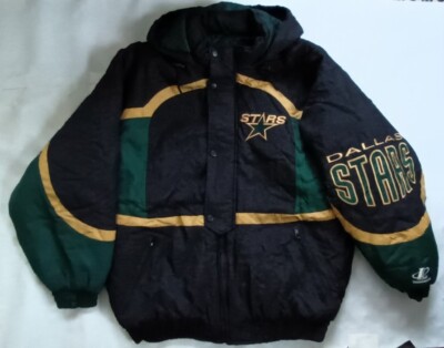 トップス 90s AFTeRSHOCK Parka XL Screen Stars VINTAGE RARE LOGO ATHLETIC DALLAS STARS FULL ZIPP WITH HOOD WINTER