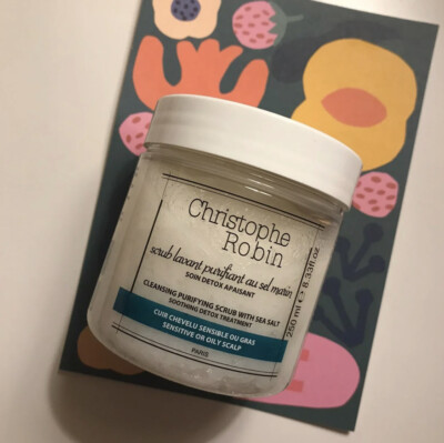 Christophe Robin Cleansing Purifying Scrub Sea Salt Moisturizing Paste 8.33oz 