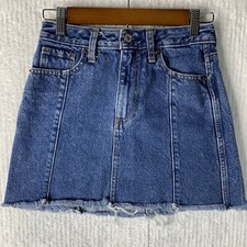 Abercrombie  Fitch Women  s 24/00 Zoe Natural Rise Vintage A Line Skirt