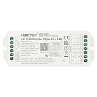 Miboxer PZ5 Controller (Zigbee 3.0+2.4G) Bis Max 20A Dim/Cct/Rgb/Rgbw/Rgb+Cct