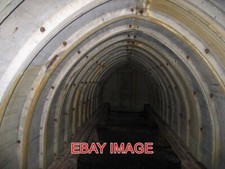PHOTO  INTERIOR OF SECOND WORLD WAR AIR RAID SHELTER SITUATED AT TATTENHILL AIRF