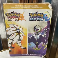 POKEMON SUN and POKEMON MOON: Official Strategy Guide / Paperback Book 