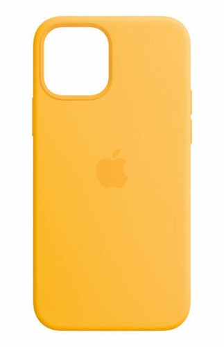 Apple Silicone Case with MagSafe for iPhone 14 Plus - Sunglow - Picture 1 of 1