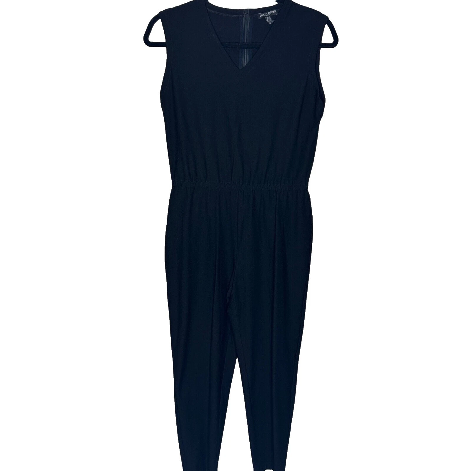 Mono negro Eileen Fisher Viscosa y Rompers for Women