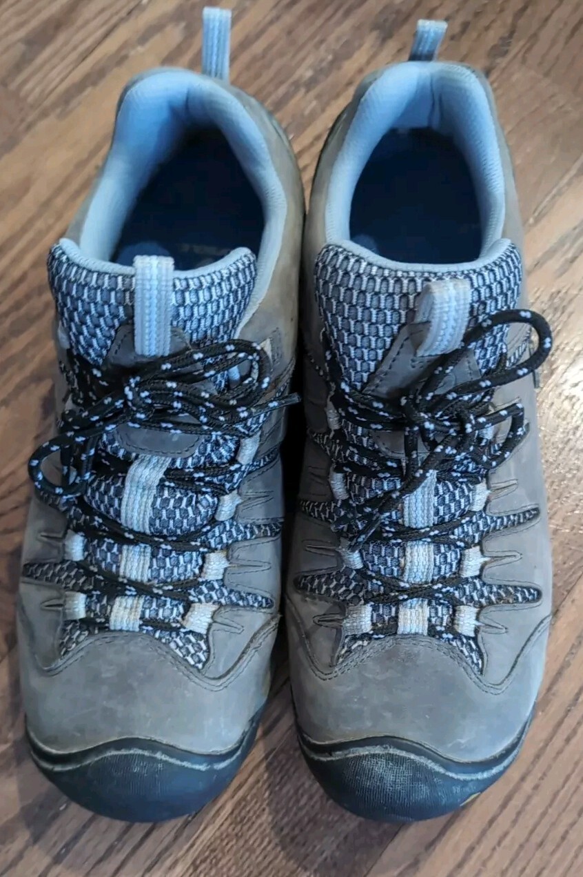 Scarpe da trekking KEEN DRY Targhee II da donna impermeabili in pelle grigio Keen Dry