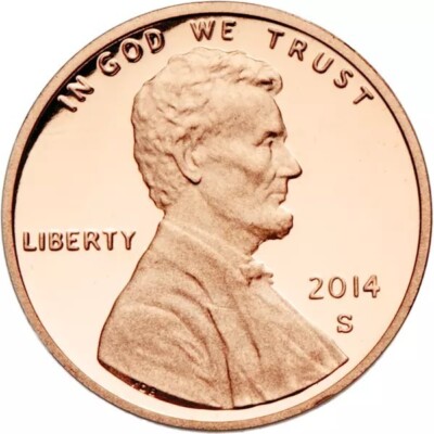 2014 Lincoln Shield Cent  S Proof 1C DCAM