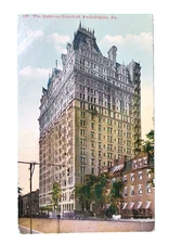 The Bellevue Stratford Philadelphia PA Cars parked out front