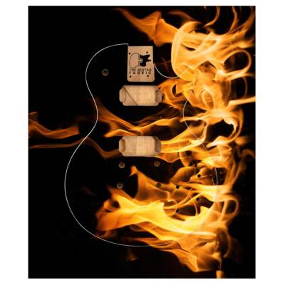 Flame Gitarrenhaut - 50 x 60 cm