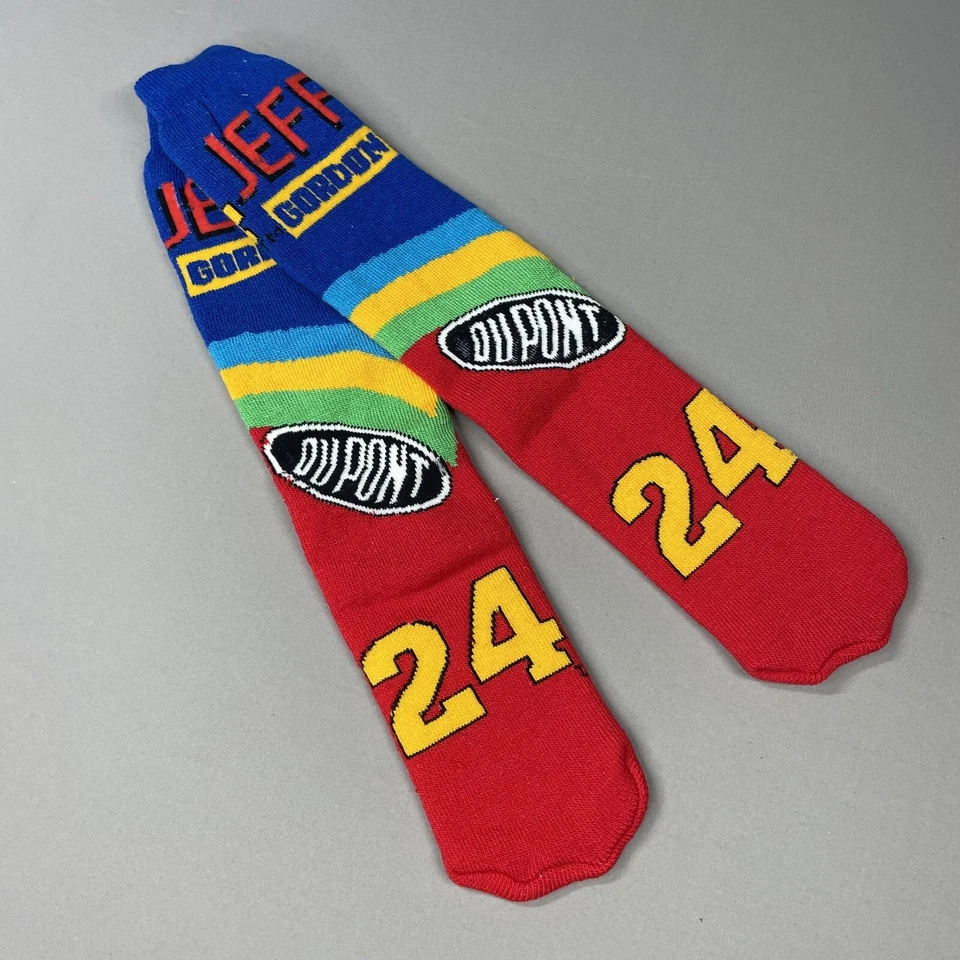 NUEVO DE COLECCIÓN Nascar Jeff Gordon Zapatilla Calcetines 24 Carreras Ropa Antideslizante Foto 2 de 4
