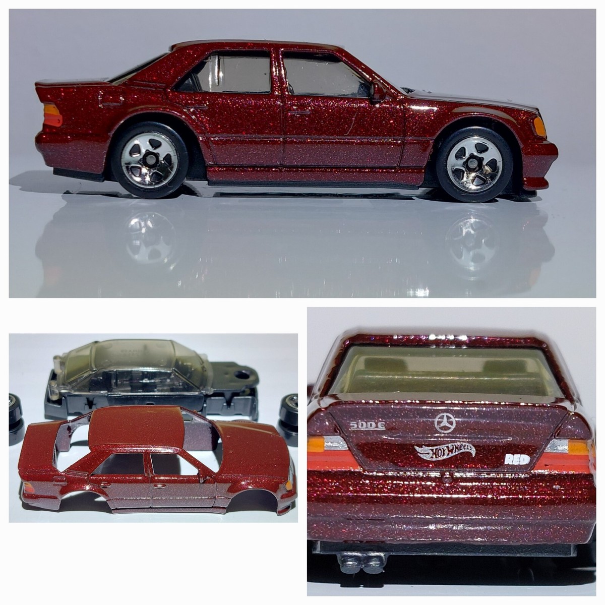 ホットウィール メルセデスベンツ500E Red Edition Target Hot wheels 2025 Target Red Edition Mercedes Benz 500E Unspun