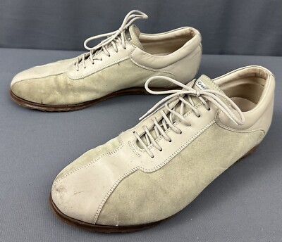 Versace Classic Sneaker - Beige Wildleder & Leder - Herren Größe UK 9 - EU 43