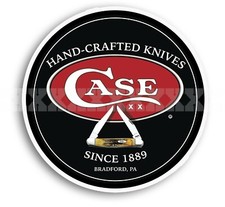 CASE KNIVES XX SCRIPT LOGO VINYL DECAL STICKER GUN KNIFE W.R. AND SONS CUTLERY