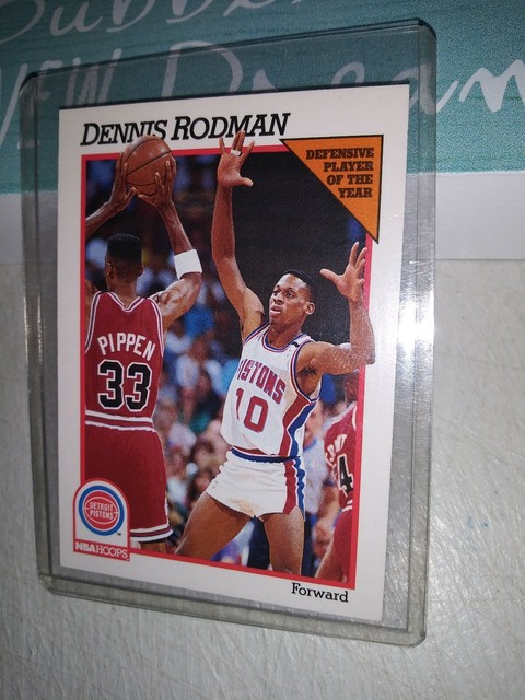1991-92 Dennis Rodman NBA Hoops Defensive Player Of The Year #64