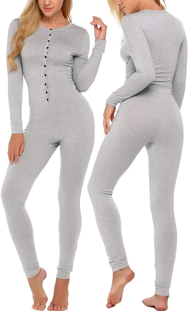  Ekouaer Plus Size Longjohns Sets Warm Underwear for