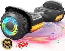 Gyroor Hoverboard New G13 All Terrain Hoverboard with LED Lights & 500W Motor