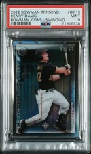 Henry Davis 2022 Bowman Transcendent Bowman Icons 38/50 PSA 9! Low Pop, Pirates
