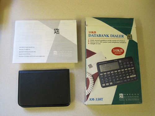 Oregon Scientific AM-338T 10KB Databank Dialler.