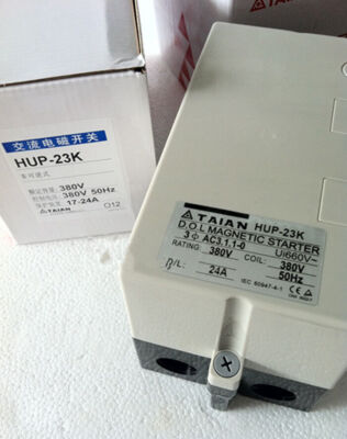 1PCS New 3Phase Control Motor Magnetic Starter Hup-23K 380Vac Teco Plc Module #A