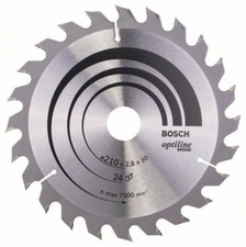 3165140194150 PIA TARCZOWA-H OPTILINE WOOD 210*2,8*30/Z24 BOSCH