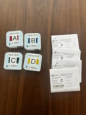 Set of 4 TP-Link Wireless N Nano Router 2.4GHz for Video Assist or DIT