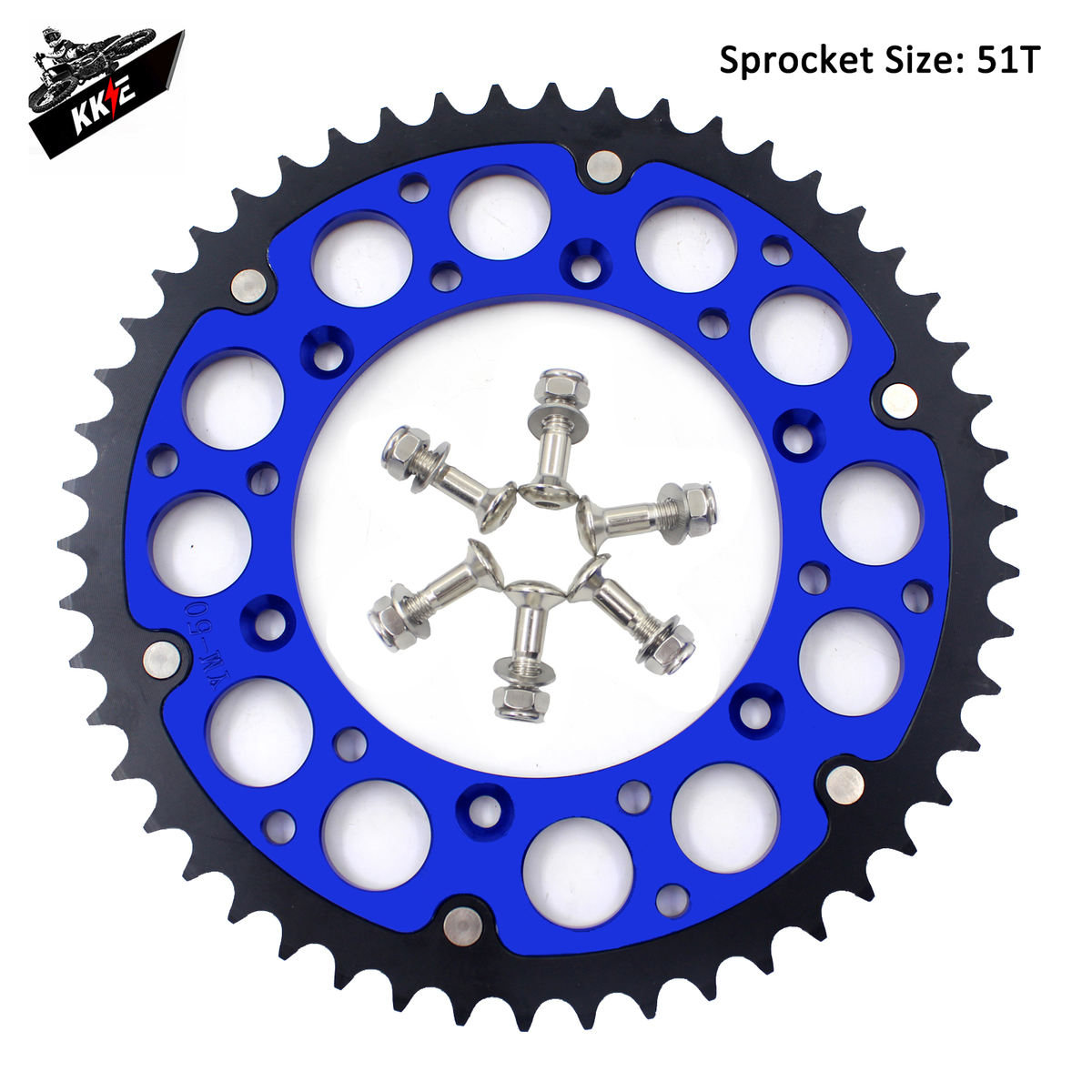 その他 yst KKE OEM Size Rear 51T Sprocket for YAMAHA YZ125 YZ250 YZ250F