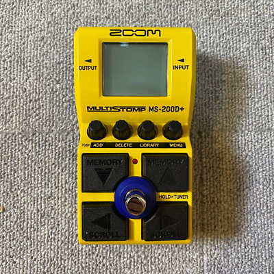 Zoom MS-200D+ MultiStomp Overdrive & Distortion Guitar Multi