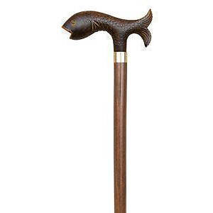 Fish Handle Walking Cane - Picture 1 of 1
