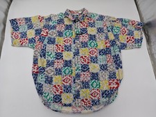 Vintage T&C Surf Designs Shirt Men's Large 90s Button Up Surfing Made in USA