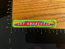 Leave No Trace Awareness Strip Patch Mint Free Ship