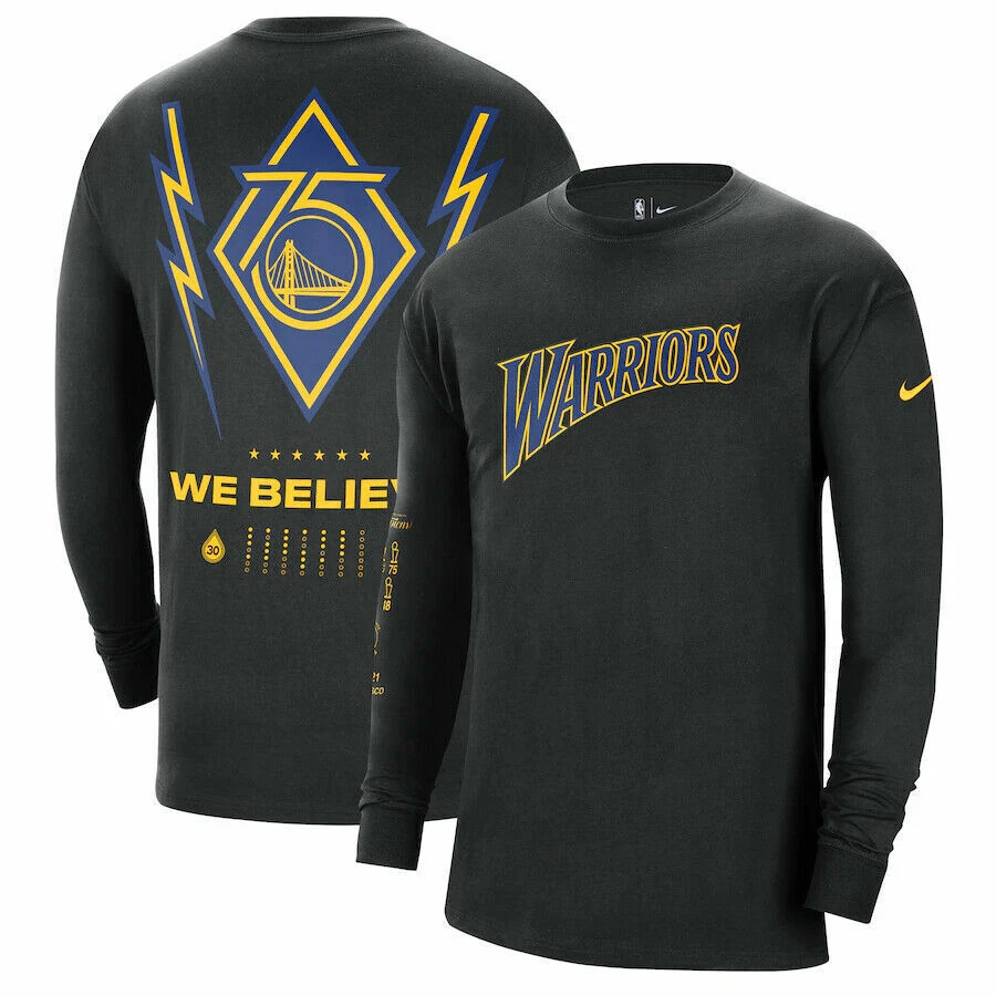 Golden State Warriors City Edition Courtside Men's Nike NBA Pullover Hoodie