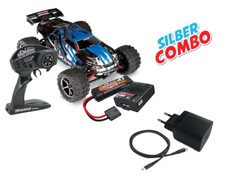 Traxxas E-Revo 1:16 bluX VXL RTR brushless argento combo TRX71076-8-BLUEX-SIL...