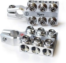 Lead Acid Battery Terminal Clamps 8AWG up to 4/0(XL) AWG Gauge A12 SAE/DIN/EN