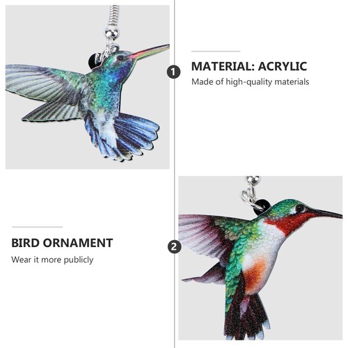 2 Pairs points de vente Earrings Bird Boucles Doreilles Oiseaux Manquer Femmes Décor De Fille