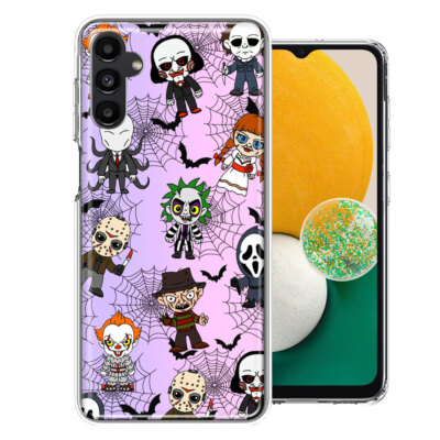 For Samsung Galaxy A13 Halloween Horror Characters Spider Webs Case