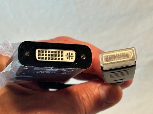 DisplayPort DP Male to DVI Female Adapter Cable Converter for PC Monitor HD TV - Picture 2 of 2