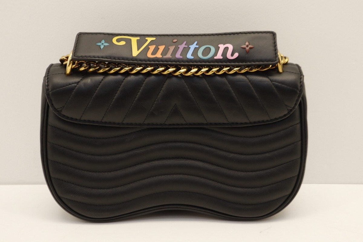 LOUIS VUITTON M51683 New Wave Chain Bag Quilted Leather PM LOUIS VUITTON M51683 New Wave Chain Bag Quilted Leather PM