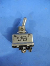 Toggle Switch MS25307-222 ON/OFF NSN: 5930-00-728-4328 (Free Shipping!)