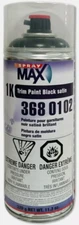 SprayMax Black Satin 1K Trim Paint, 3680102