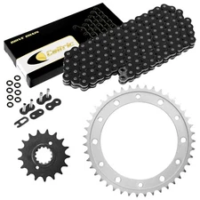 Black O-Ring Drive Chain & Sprockets Kit For Honda VFR800F VF1000F VF1000R