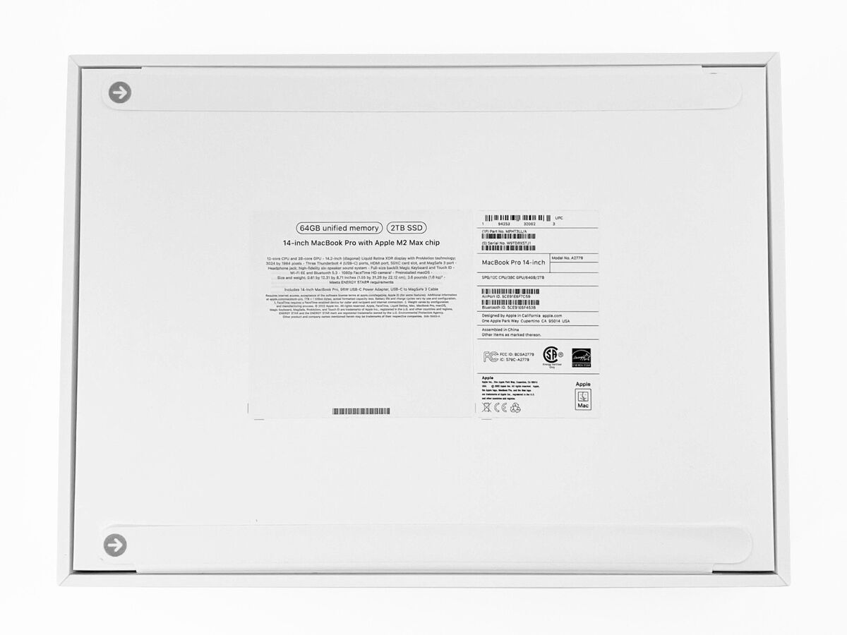 New MacBook Pro 14-inch M2 Max 64GB RAM 2TB SSD 38-Core GPU New MacBook Pro 14-inch M2 Max 64GB RAM 2TB SSD 38-Core GPU